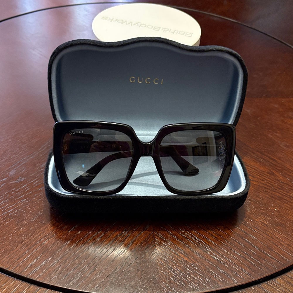 Gucci Women's Black Square Sunglasses